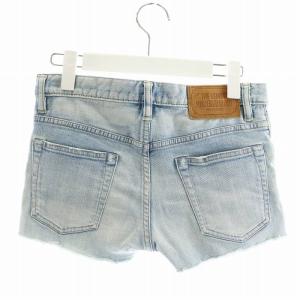 HYSTERIC GLAMOUR ショートパンツ デニムパンツ スタッズ ダメージ加工 XS 水色 ライトブルー