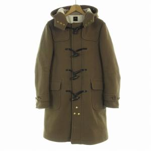 ダッフルコート  フード付き トグル カシミヤ混 36 S ベージュ /EA