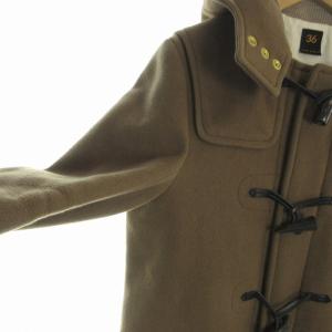 SCYE BASICS ダッフルコート  フード付き トグル カシミヤ混 36 S ベージュ /EA