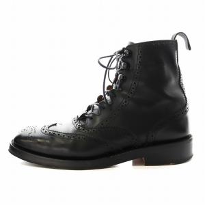 GHILLIE BOOTS ギリーブーツ ショートブーツ ウイングチップ レザー 6.5 25.0cm