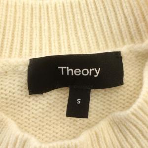 Theory 22AW CASHMERE SOL ID CREW カシミヤ ニット 長袖 セーター S オフホワイト 白