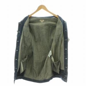 DIESEL COLLYBI デニムジャケット ジージャン Gジャン 半袖 ロング 袖ロールアップ XS インディゴ