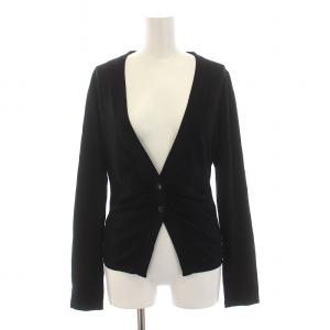 パーフェクトシェイプカーディガン 40 ブラック 34829