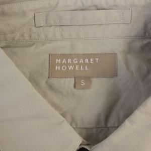 MARGARET HOWELL シャツ 長袖 S グレー 579-1250001