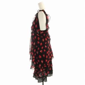 HYSTERIC GLAMOUR 2点セットアップ 上下 シャツ ブラウス ワンピース ひざ丈 F 黒 ブラック 2CR-3930 /EE