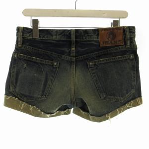 HYSTERIC GLAMOUR デニムパンツ ジーパン ジーンズ ショート スタッズ USED加工 M インディゴ