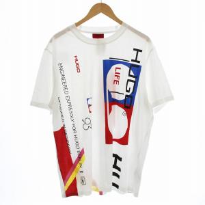 Tシャツ 10182493 半袖 ロゴ バックプリント XL 白 ホワイト /G