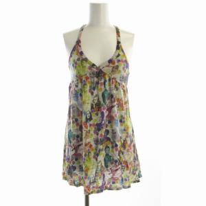 キャミソール 総柄 スタッズ F マルチカラー