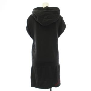 HYSTERIC GLAMOUR ワンピース スウェット ミニ フレンチスリーブ The Runaways Cherry Bomb プリント フード FREE