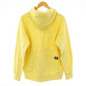 NIKE SB パーカー プルオーバー 長袖 スウェット地 裏起毛 ロゴ プリント L 黄 イエロー