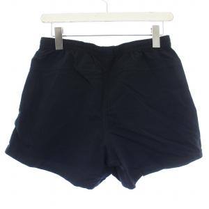 Patagonia BAGGIES SHORTS 57057 バギーショートパンツ ナイロン ロゴ プリント S 黒