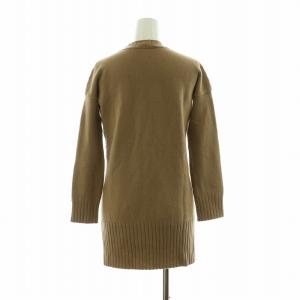 Max Mara LEISURE ニット セーター 長袖 プルオーバー フィッシュテール S 茶 ブラウン