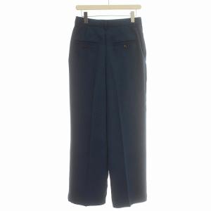 INSCRIRE パンツ スラックス タックパンツ スリットジップ 38 M 青 ブルー /G