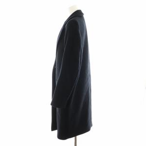 ENFOLD チェスターコート ロング丈 ウール アウター 38 M 黒 ブラック /AN2