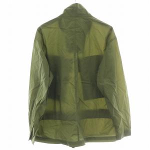 Snow Peak プルオーバー スタンドカラー 長袖 ナイロン ハーフジップ ストレッチ S カーキ JK-19SU010