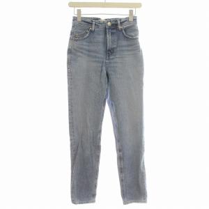 デニムパンツ ダメージ加工 ウォッシュ ジーンズ 23 青 ブルー /G