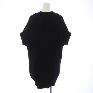 Drawer ニットベスト プルオーバー Vネック 2 M 黒 ブラック