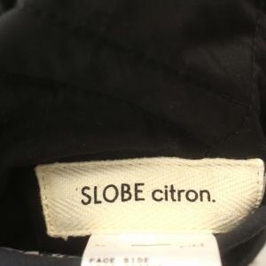 IENA スローブシトロン SLOBE citron 23AW アメリカンキルトブルゾン キルティング ジャケット 中綿 F 白 黒