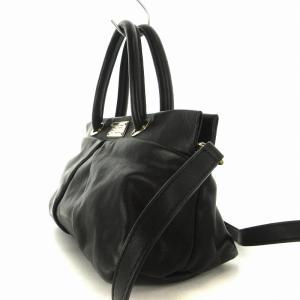 MARC by MARC JACOBS ハンドバッグ ショルダーバッグ 2WAY レザー 黒 ブラック