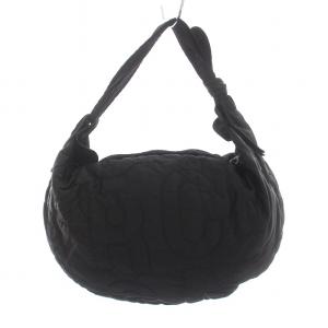 MARC by MARC JACOBS ショルダーバッグ トートバッグ ナイロン アルファベットステッチ 黒 ブラック
