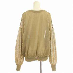 Plage 23SS RAMIE kon sheer 23-080-922-7070 シアー ニット サマーニット 長袖 F ベージュ