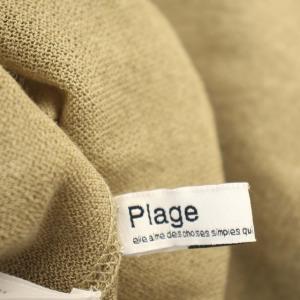 Plage 23SS RAMIE kon sheer 23-080-922-7070 シアー ニット サマーニット 長袖 F ベージュ