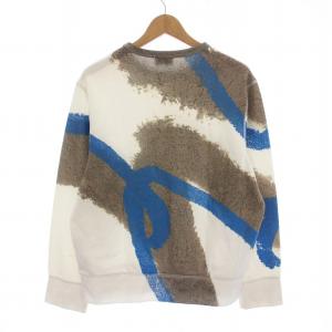 Acne Studios CAMPUS CIRCULAR グラフィックプリントトレーナー スウェット 長袖 XS 白 グレー 青