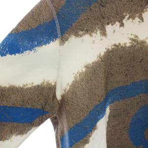 Acne Studios CAMPUS CIRCULAR グラフィックプリントトレーナー スウェット 長袖 XS 白 グレー 青