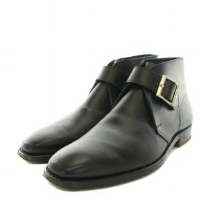 ALKA CATESBY シューズ ウィングチップ レザー 5.5 24cm 黒