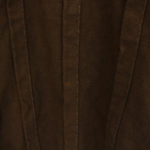 COMME des GARCONS HOMME AD1999 Tシャツ カットソー ロンT クルーネック 長袖 茶 ブラウン HT-070090