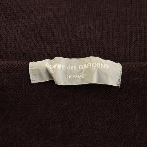 COMME des GARCONS HOMME AD2001 ニット セーター 長袖 ウール 茶 ブラウン