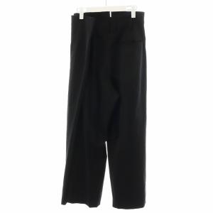 Y's ヨウジヤマモト パンツ スラックス ジッパーフライ ウール 3 M 黒 ブラック