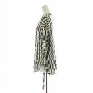 L'Appartement 23SS Border Rib Longsleeve T-sh Tシャツ カットソー 長袖 ボーダー プルオーバー F 白