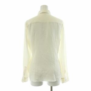 Theory 23SS Modern GGT Classic Fitted Shirt シャツ ブラウス 長袖 絹 シルク100％ S 白