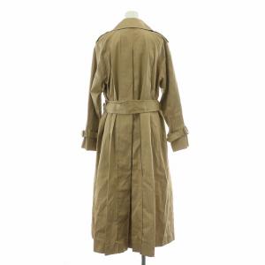 Grace Class バックプリーツトレンチコート  アウター ロング丈 ダブル ベルト 38 M ベージュ 29162179