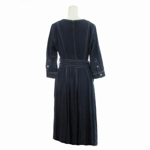 Diagram GRACE CONTINENTAL ワンピース ロング 長袖 デニム 36 紺 ネイビー