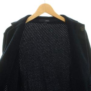 LARDINI 2Bシングルジャケット テーラードジャケット サイドベンツ ブート二エール ウール混 XS 紺 ネイビー