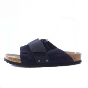 BIRKENSTOCK KYOTO サンダル フラット スエード 40 26cm 紺 ネイビー /KH