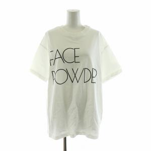 レタードオーバープリントTシャツ 半袖 プルオーバー 36 S 白 ホワイト 0221242153 /NQ