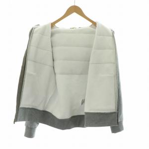 POLO RALPH LAUREN 中綿ジャケット ジップアップパーカー フーディー 長袖 切替 ポニー ロゴ刺繍 フード SP S グレー