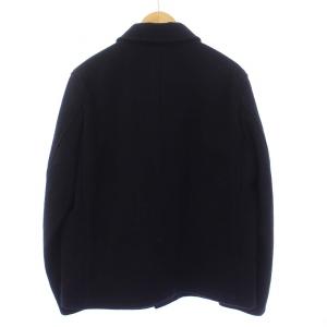 MHL. 17AW WOOL MELTON BLOUSON ステンカラージャケット ブルゾン アウター ウール L 黒 ブラック 596-7210506
