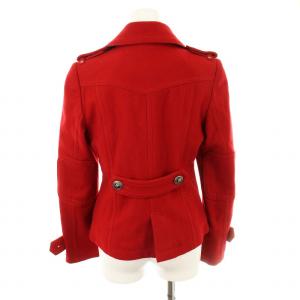 BURBERRY BLUE LABEL ピーコート Pコート ウール アウター 38 赤