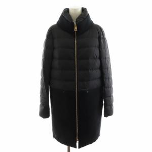 PRODUZ LAVJAP ダウンコート 42 グレー ブラック PI0239D-39601
