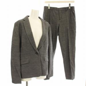 スーツ 9145 セットアップ ウール混 パンツ ジャケット 3 グレー /G