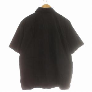 Acne Studios 20SS シャツ 半袖 無地 44 M 黒 ブラック /G