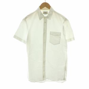 カッターシャツ ワイシャツ Yシャツ 半袖 白 ホワイト /NQ