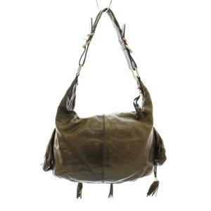 GIVENCHY ワンショルダーバッグ ハンドバッグ レザー 茶 ブラウン