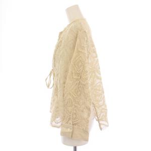 Plage 23SS R'IAM レース シャツ ブラウス 長袖 36 アイボリー 23050922601110