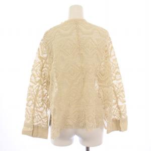 Plage 23SS R'IAM レース シャツ ブラウス 長袖 36 アイボリー 23050922601110