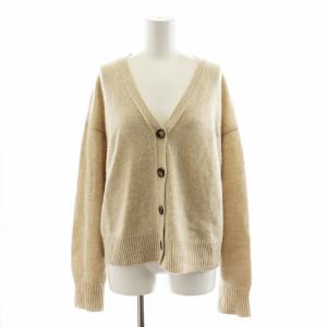 22AW Fiocco Vネック カーディガン カシミヤ ベージュ 22080500802030 /AN40